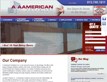 Tablet Screenshot of a-aamerican.com